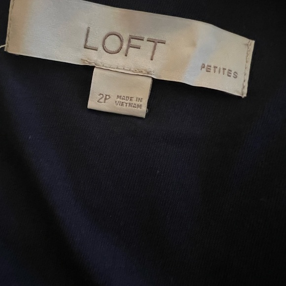 Loft dress 2petite. Super cute. Fringe around the bottom of the dress. - Picture 2 of 6